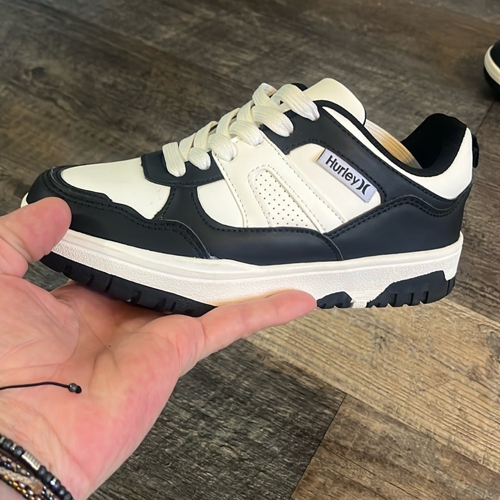 Hurley Black and White Sneakers